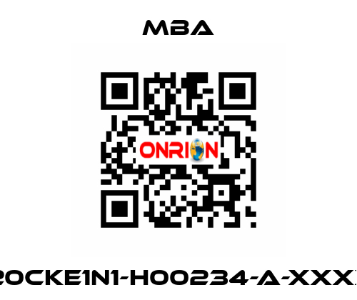 MBA220CKE1N1-H00234-A-XXXXXXXX MBA