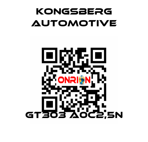 GT303 A0C2,5N Kongsberg Automotive