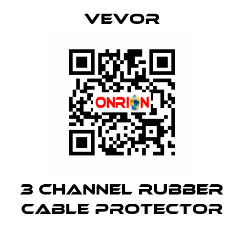 3 Channel Rubber Cable Protector VEVOR