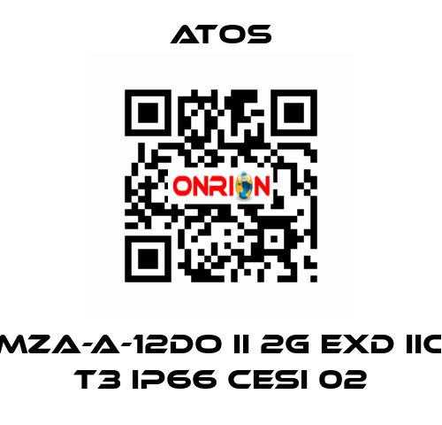 MZA-A-12DO II 2G Exd IIC T3 IP66 CESI 02 Atos