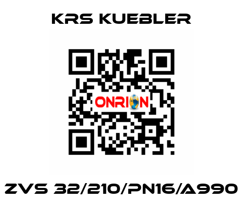 ZVS 32/210/PN16/A990 KRS KUEBLER