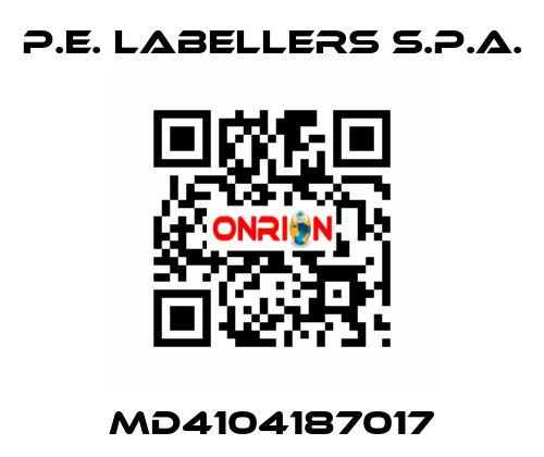 MD4104187017 P.E. Labellers S.p.a.