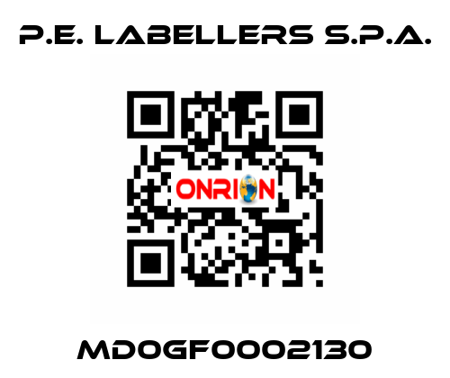 MD0GF0002130 P.E. Labellers S.p.a.