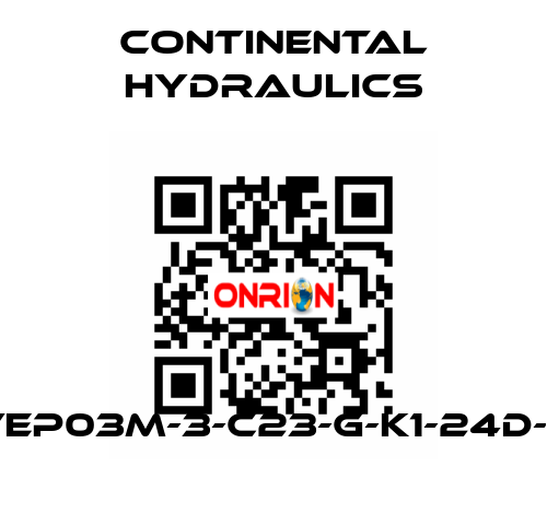 VEP03M-3-C23-G-K1-24D-B Continental Hydraulics