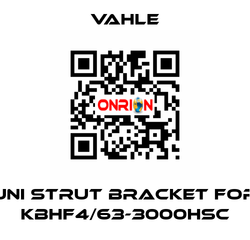 uni strut bracket for KBHF4/63-3000HSC Vahle