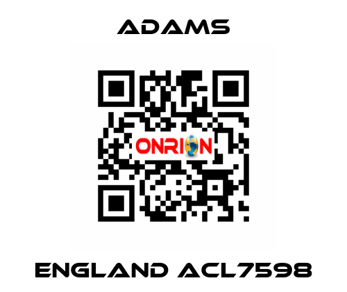 ENGLAND ACL7598 ADAMS