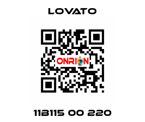 11B115 00 220 Lovato