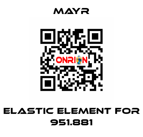 Elastic element for 951.881 Mayr