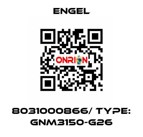 8031000866/ TYPE: GNM3150-G26 ENGEL