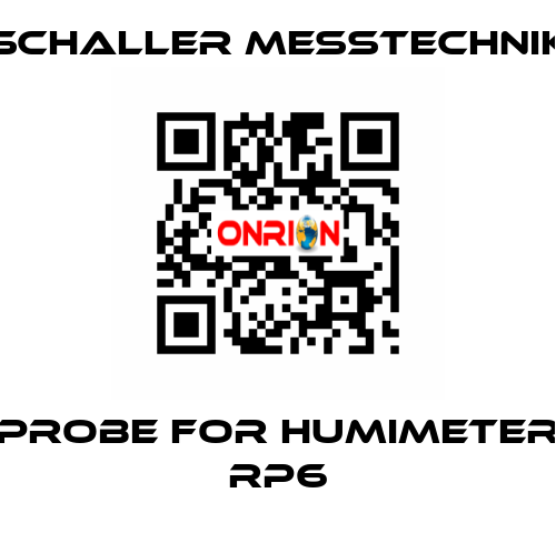 Probe for Humimeter RP6 Schaller Messtechnik