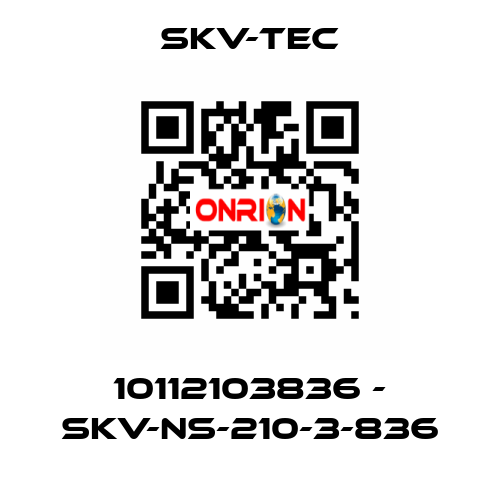 10112103836 - SKV-NS-210-3-836 SKV-tec