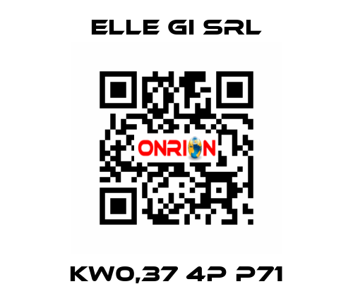 Kw0,37 4p p71 ELLE GI SRL