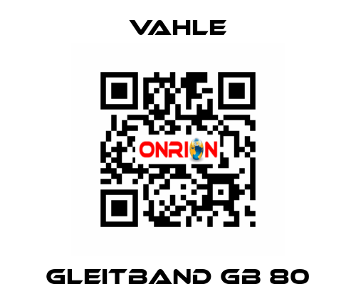 GLEITBAND GB 80 Vahle