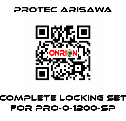 Complete locking set for PRO-0-1200-SP Protec Arisawa