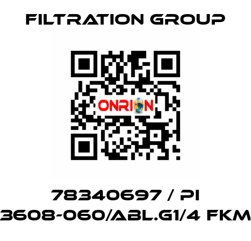 78340697 / PI 3608-060/ABL.G1/4 FKM Filtration Group