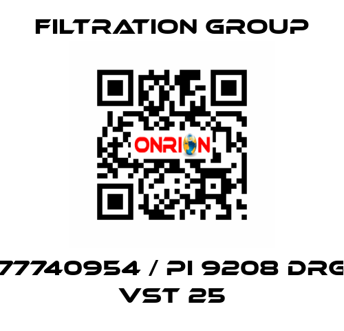 77740954 / PI 9208 DRG VST 25 Filtration Group