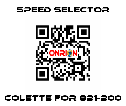 colette for 821-200 Speed Selector