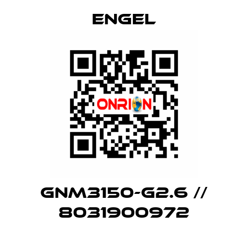 GNM3150-G2.6 // 8031900972 ENGEL