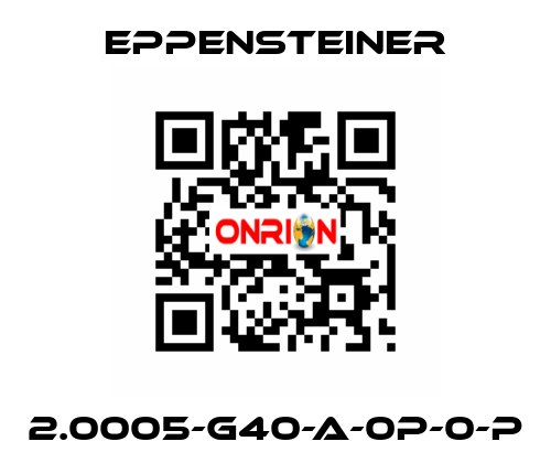 2.0005-G40-A-0P-0-P Eppensteiner