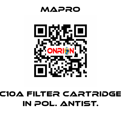 C10A filter cartridge in pol. Antist. Mapro