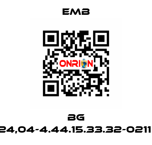 BG 24,04-4.44.15.33.32-0211  Emb