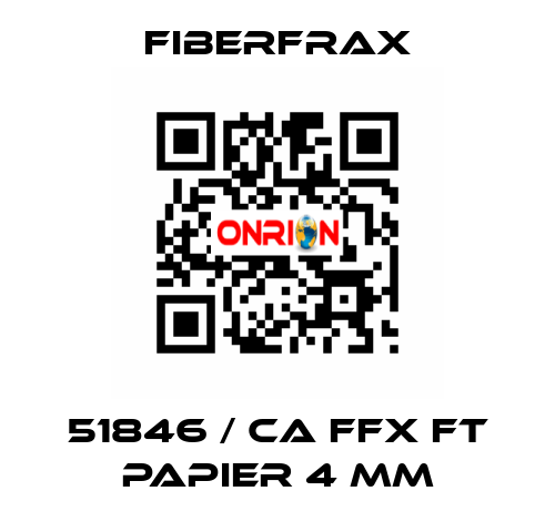 51846 / CA FFX FT PAPIER 4 MM Fiberfrax