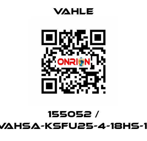 155052 / EVAHSA-KSFU25-4-18HS-1,0 Vahle