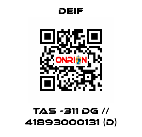 TAS -311 DG // 41893000131 (D) Deif