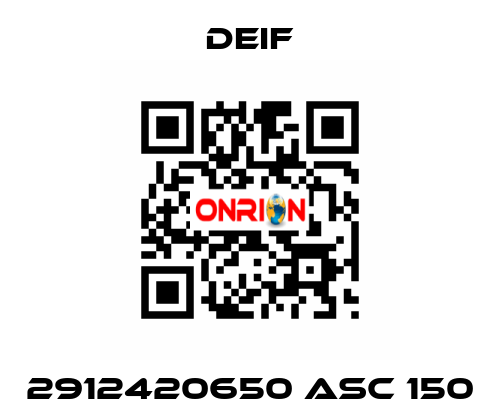 2912420650 ASC 150 Deif