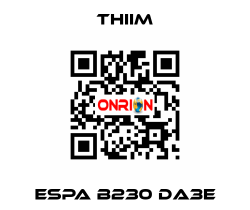 ESPA B230 DA3E Thiim