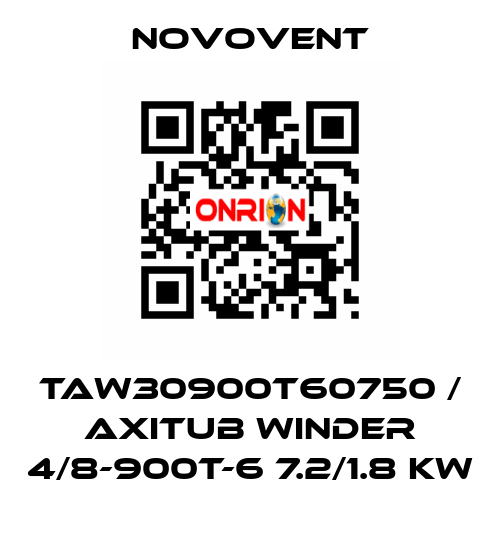 TAW30900T60750 / AXITUB WINDER 4/8-900T-6 7.2/1.8 kW Novovent