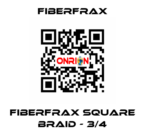 Fiberfrax Square Braid - 3/4 Fiberfrax