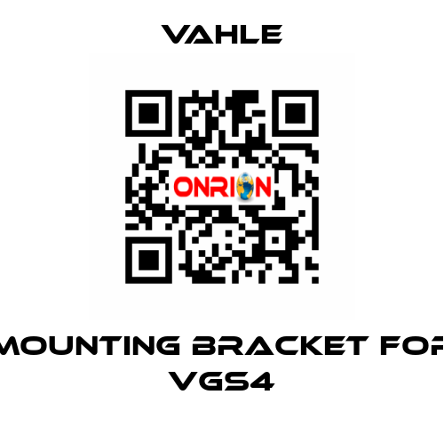 MOUNTING BRACKET FOR VGS4 Vahle