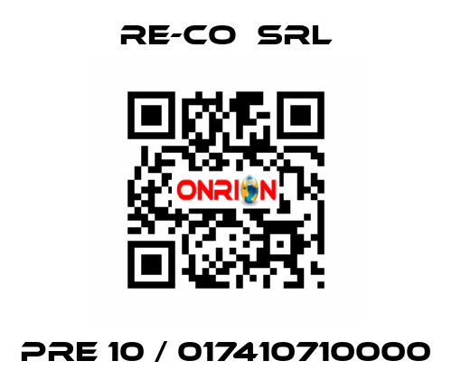 PRE 10 / 017410710000 RE-CO  SRL