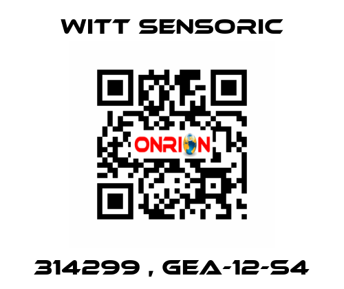 314299 , GEA-12-S4 Witt Sensoric