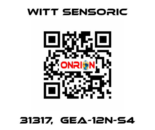 31317,  GEA-12N-S4 Witt Sensoric