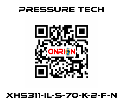 XHS311-IL-S-70-K-2-F-N Pressure Tech