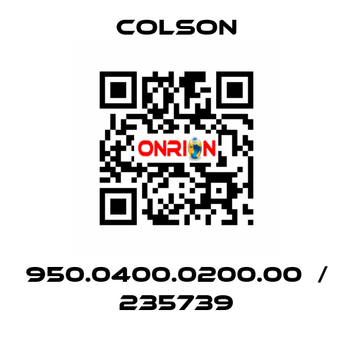 950.0400.0200.00  / 235739 Colson