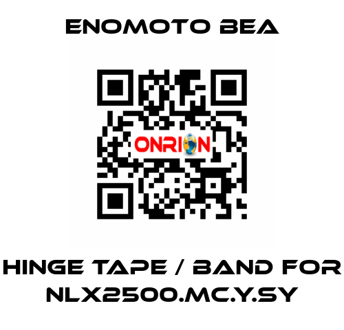 hinge tape / band for NLX2500.MC.Y.SY Enomoto BeA