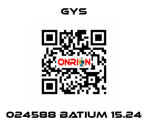 024588 BATIUM 15.24 GYS