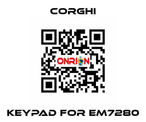 keypad for em7280 Corghi