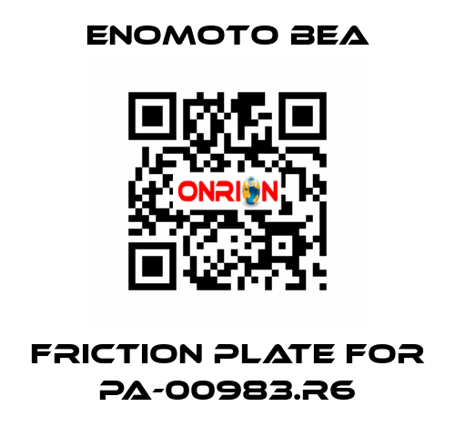 Friction Plate for PA-00983.R6 Enomoto BeA