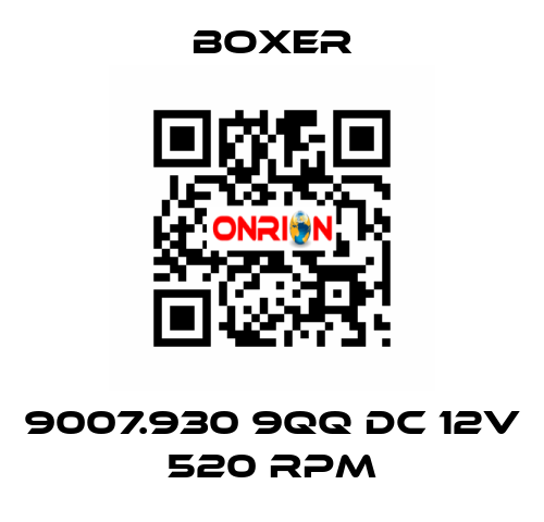 9007.930 9QQ DC 12V 520 rpm Boxer