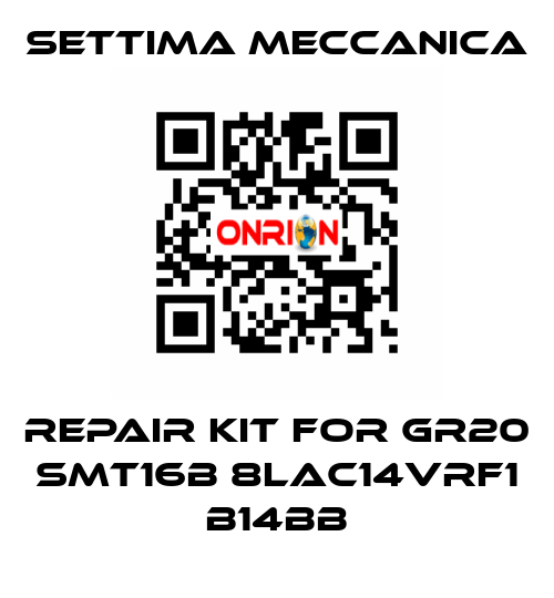 Repair kit for GR20 SMT16B 8LAC14VRF1 B14BB Settima Meccanica