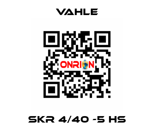 SKR 4/40 -5 HS Vahle