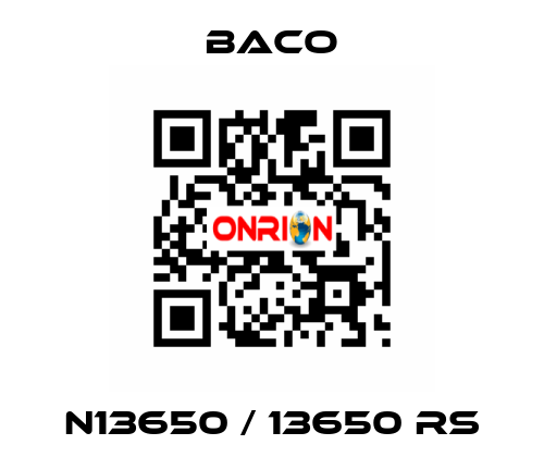 N13650 / 13650 RS BACO