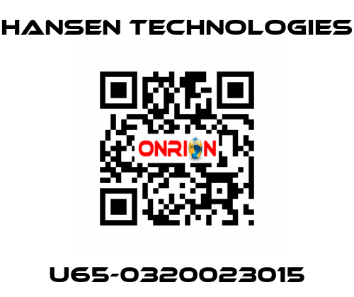 U65-0320023015 HANSEN TECHNOLOGIES