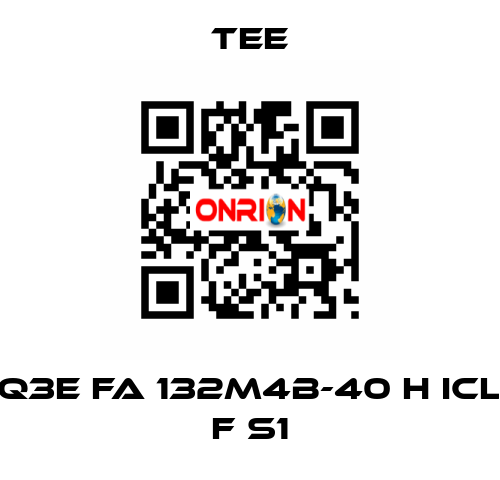 Q3E FA 132M4B-40 H Icl F S1 TEE