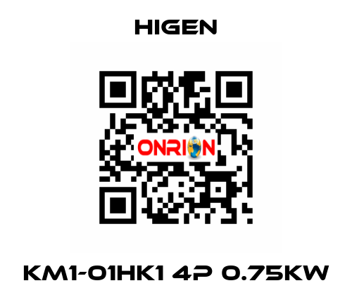 KM1-01HK1 4P 0.75KW Higen