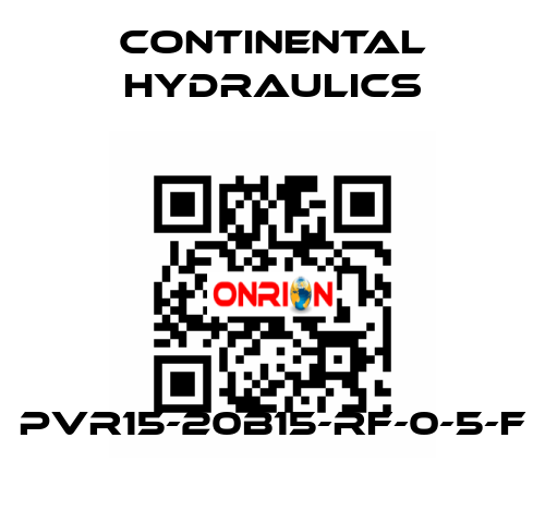 PVR15-20B15-RF-0-5-F Continental Hydraulics